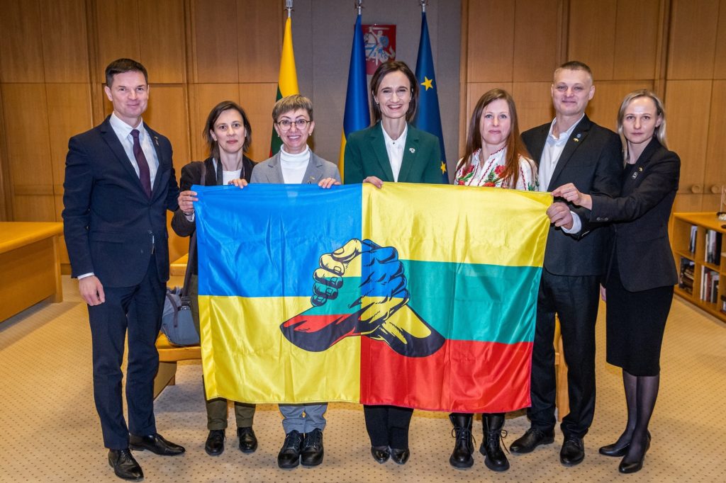 Прапор братерства Україна - Литва